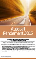 Autocall Rendement 2015