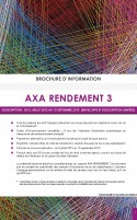 AXA Rendement 3